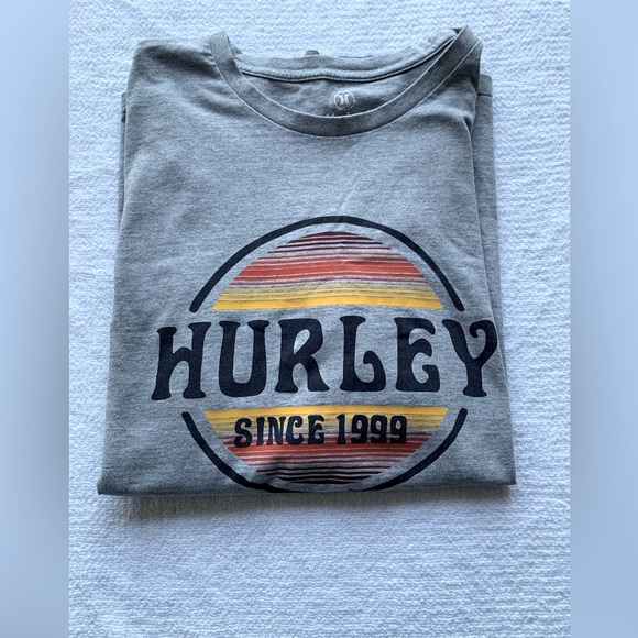 Hurley Herren T-Shirt The Globe - Kurzarm Shirt Mit Frontprint